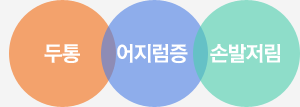 두통,어지럼증,손발저림